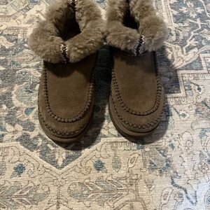 UGG Dark Brown Suede Footwear